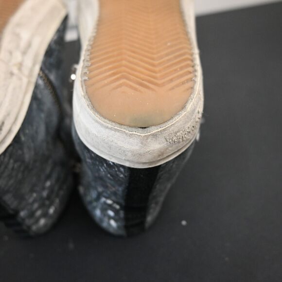 GOLDEN GOOSE Slide Purple Suede Metallic High-Top Sneakers Size 39 - Picture 5 of 12